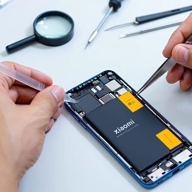 reparo e troca da bateria celular xiaomi