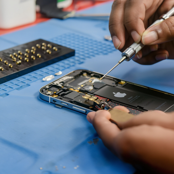 Conserto do botão liga / desliga do celular iphone em palmas