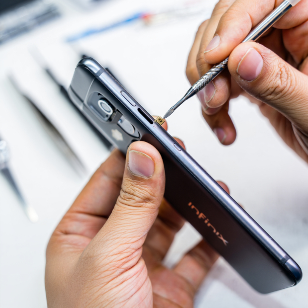 Reparo Botão Volume celular Infinix em palmas